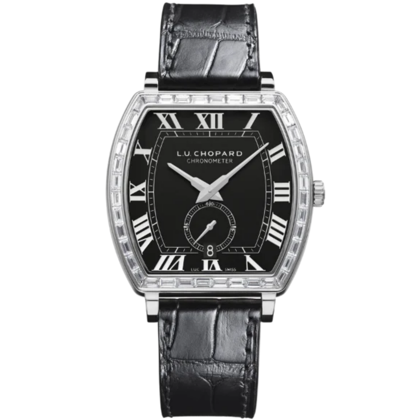 L.U.C HERITAGE GRAND CRU 39 MM ETHICAL WHITE GOLD WITH MATTE BLACK DIAL