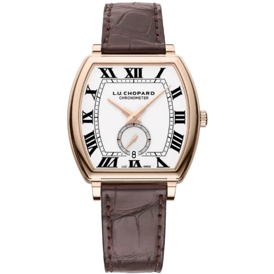 L.U.C HERITAGE GRAND CRU 39 MM ETHICAL ROSE GOLD WITH WHITE DIAL