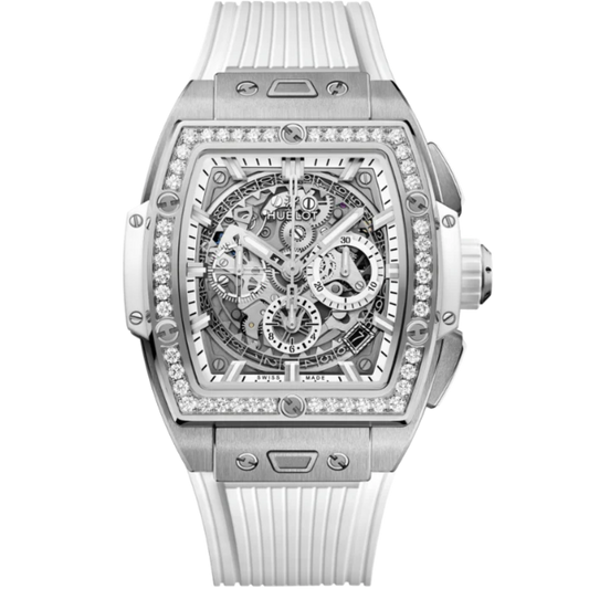 SPIRIT OF BIG BANG 42 MM TITANIUM WHITE DIAMONDS
