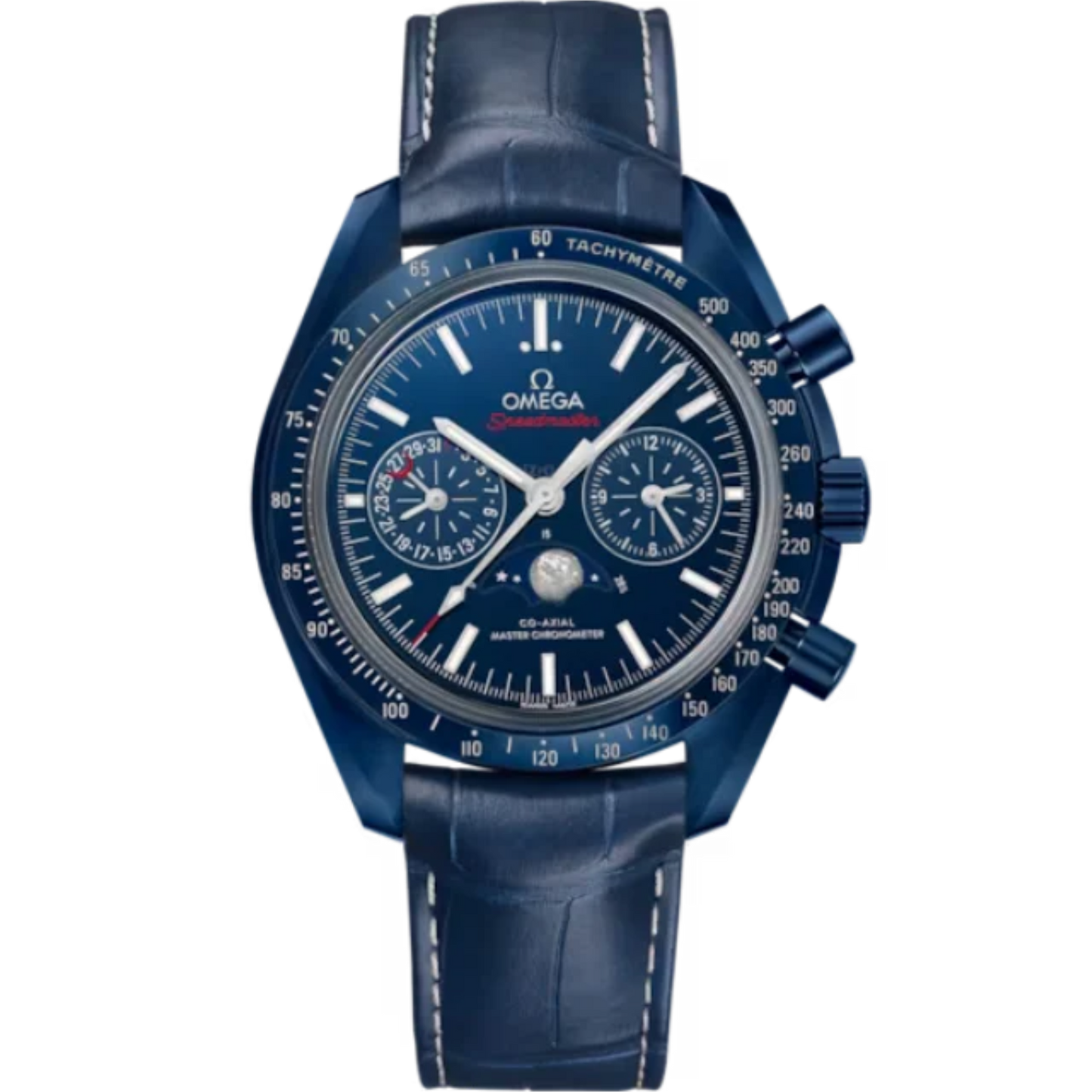 SPEEDMASTER MOONPHASE BLUE SIDE OF THE MOON 44 MM BLUE CERAMIC WITH BLUE DIAL