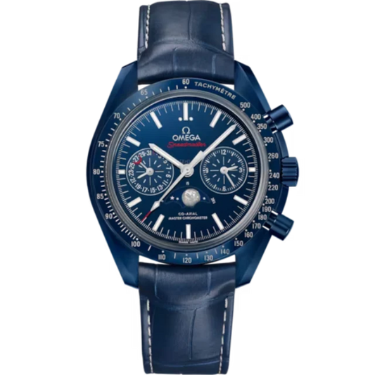 SPEEDMASTER MOONPHASE BLUE SIDE OF THE MOON 44 MM BLUE CERAMIC WITH BLUE DIAL