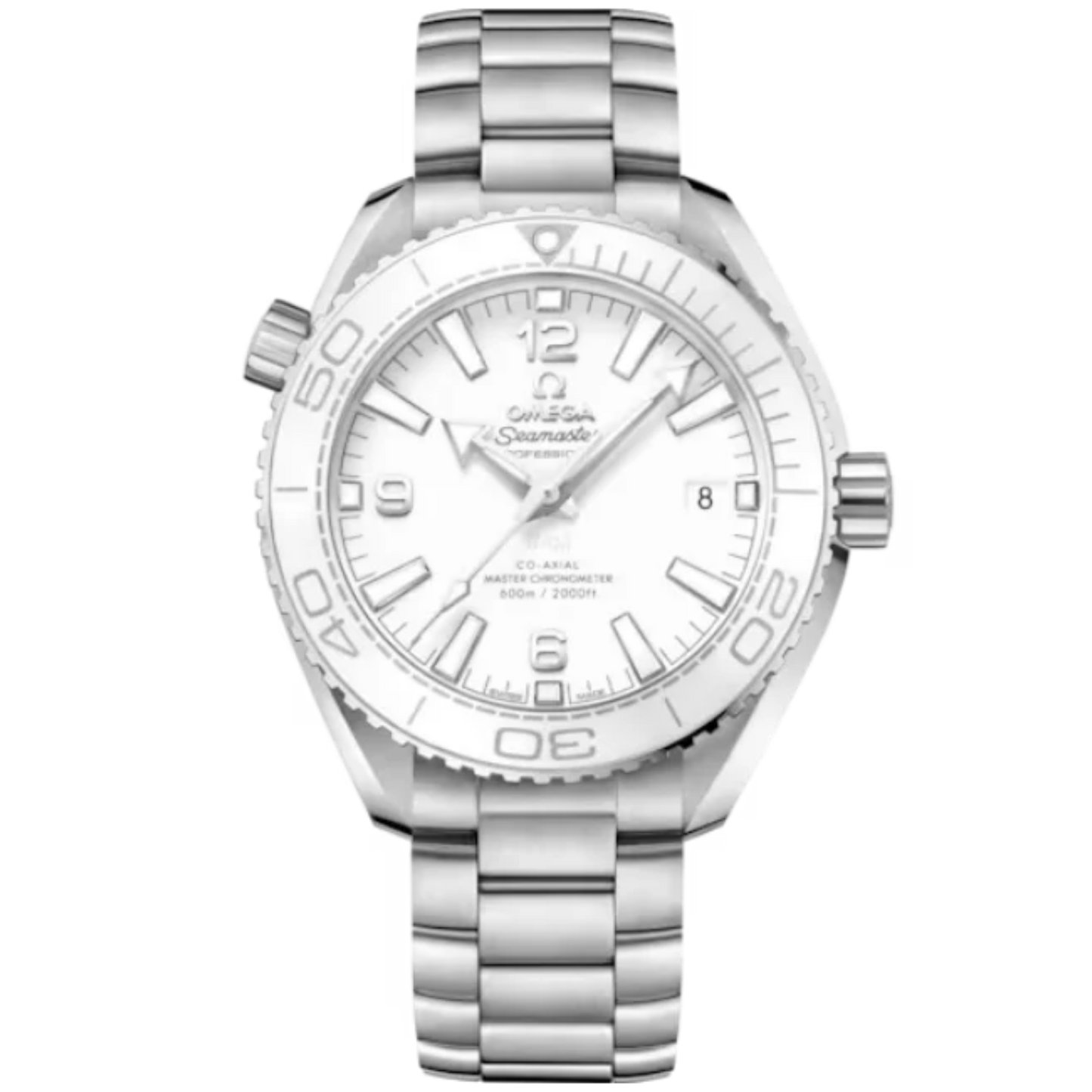 SEAMASTER PLANET OCEAN 600M 39 MM STAINLESS STEEL WITH WHITE DIAL