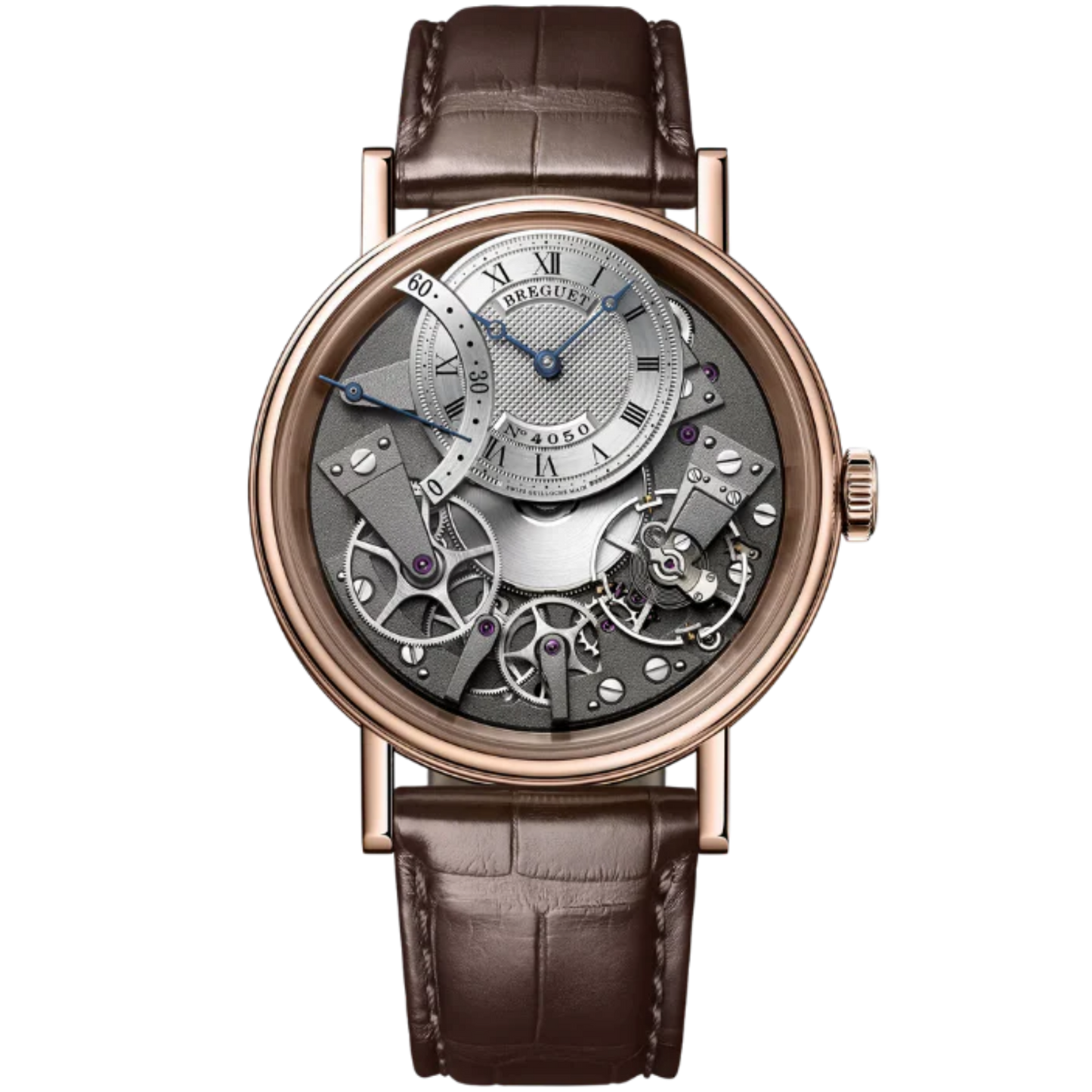 TRADITION 7097 40 MM ROSE GOLD WITH SILVER DIAL