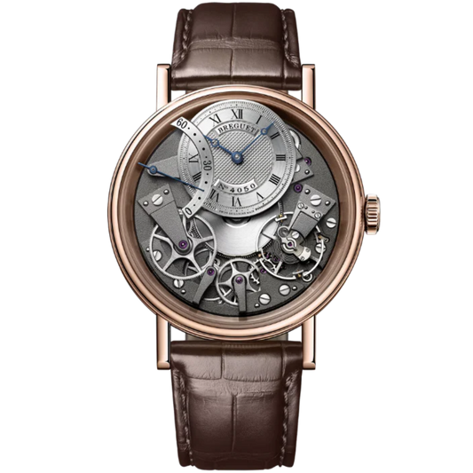TRADITION 7097 40 MM ROSE GOLD WITH SILVER DIAL