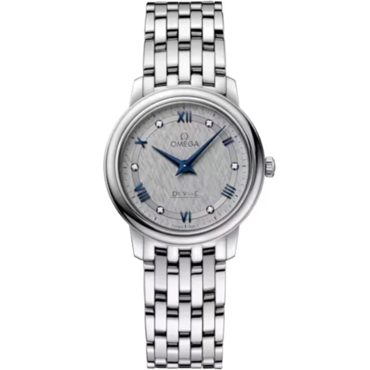 DE VILLE PRESTIGE 27 MM STAINLESS STEEL WITH GREY DIAL