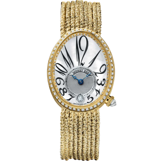 REINE DE NAPLES 8918 36 MM YELLOW GOLD WITH MOTHER OF PEARL DIAL
