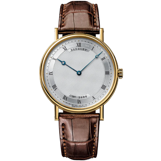CLASSIQUE 5157 38 MM YELLOW GOLD WITH SILVER DIAL