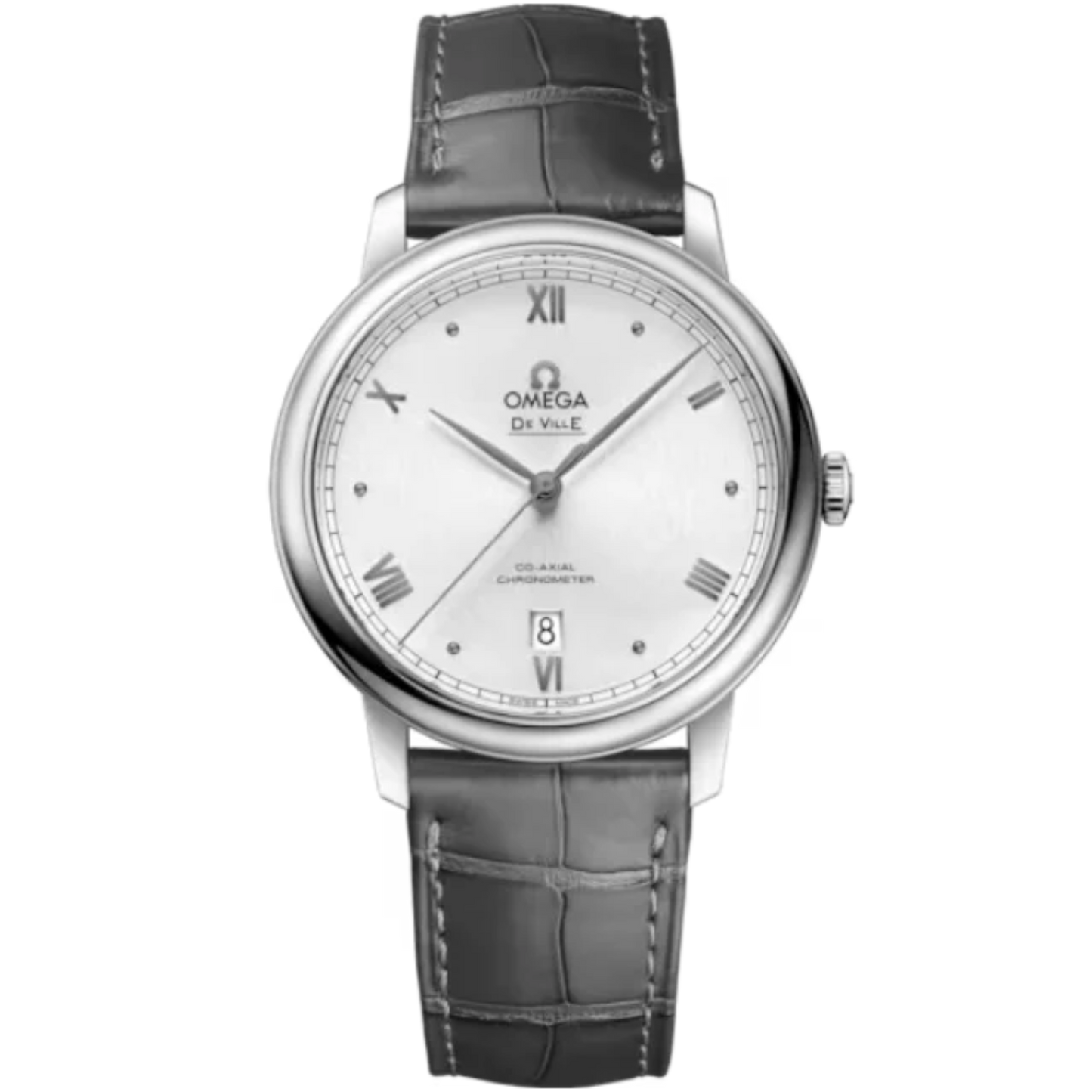 DE VILLE PRESTIGE 39 MM STAINLESS STEEL WITH SILVER DIAL