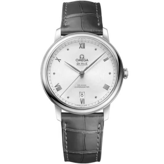 DE VILLE PRESTIGE 39 MM STAINLESS STEEL WITH SILVER DIAL