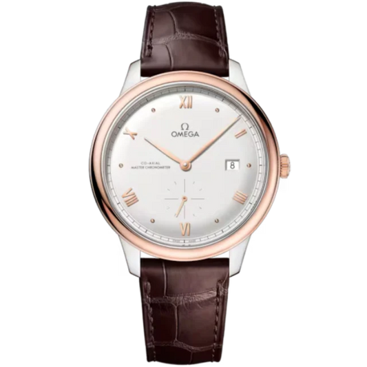 DE VILLE PRESTIGE 41 MM STAINLESS STEEL - SEDNA™ GOLD WITH SILVER DIAL