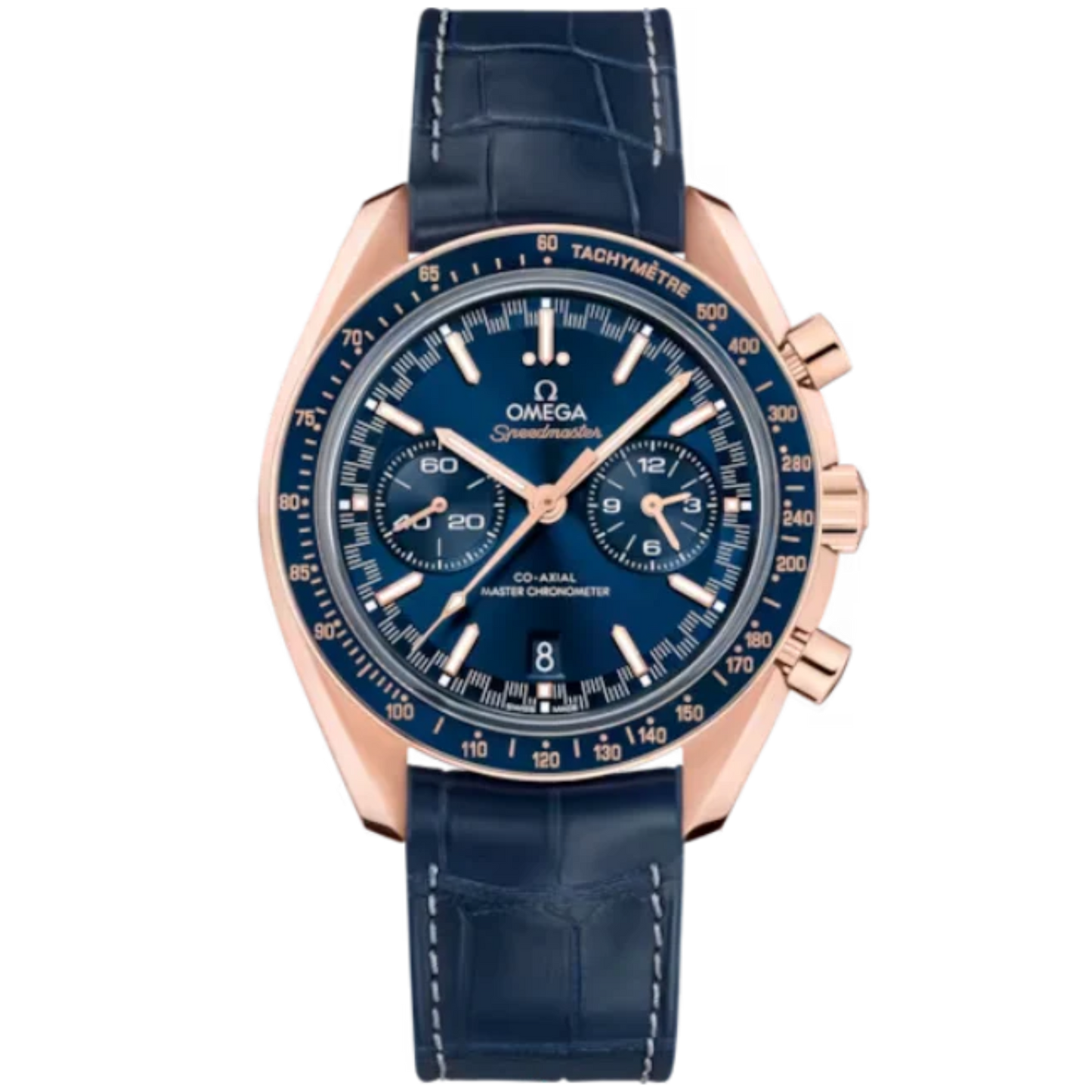 SPEEDMASTER RACING 44 MM SEDNA™ GOLD WITH BLUE DIAL