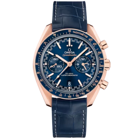SPEEDMASTER RACING 44 MM SEDNA™ GOLD WITH BLUE DIAL