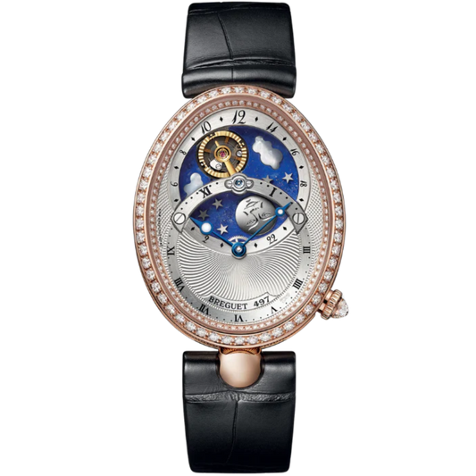 REINE DE NAPLES JOUR/NUIT 8998 40 MM 18K ROSE GOLD WITH SILVER DIAL