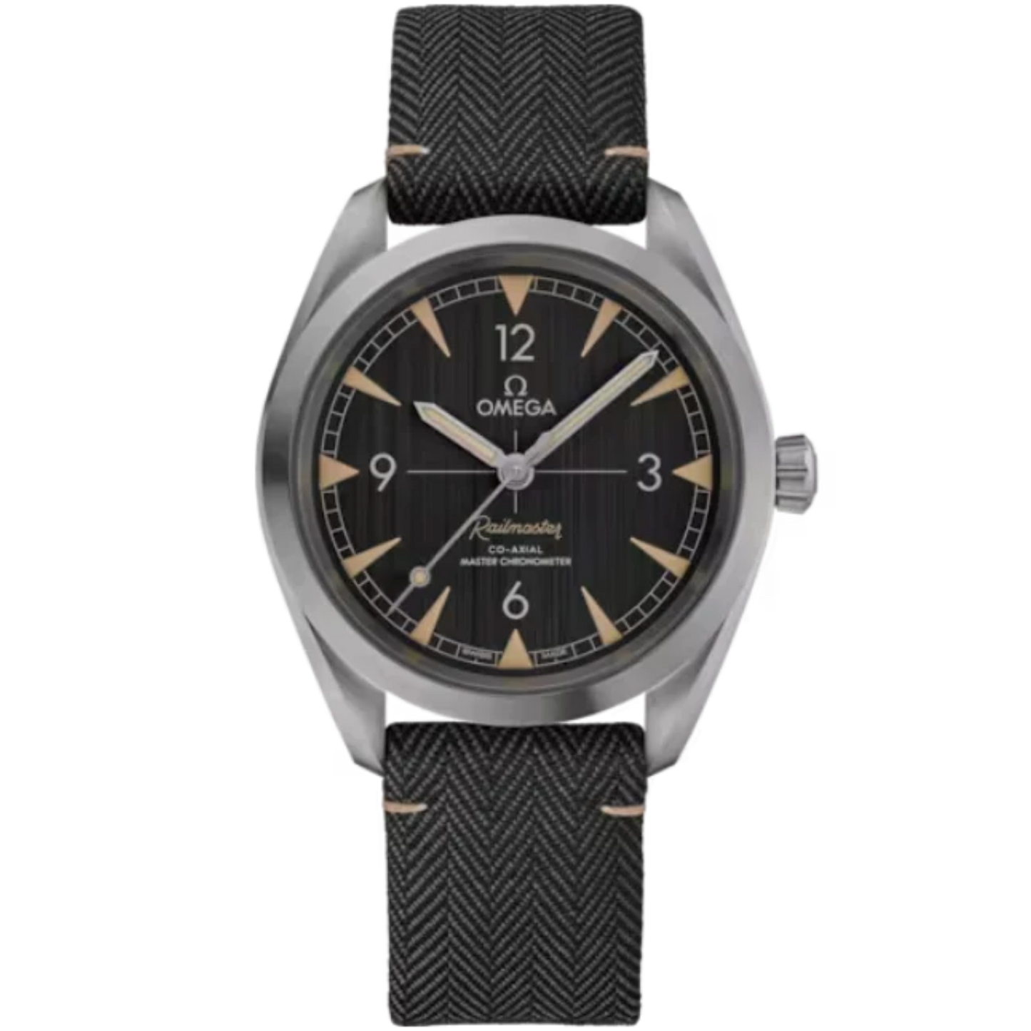 SEAMASTER RAILMASTER 40 MM STAINLESS STEEL WITH BLACK DIAL