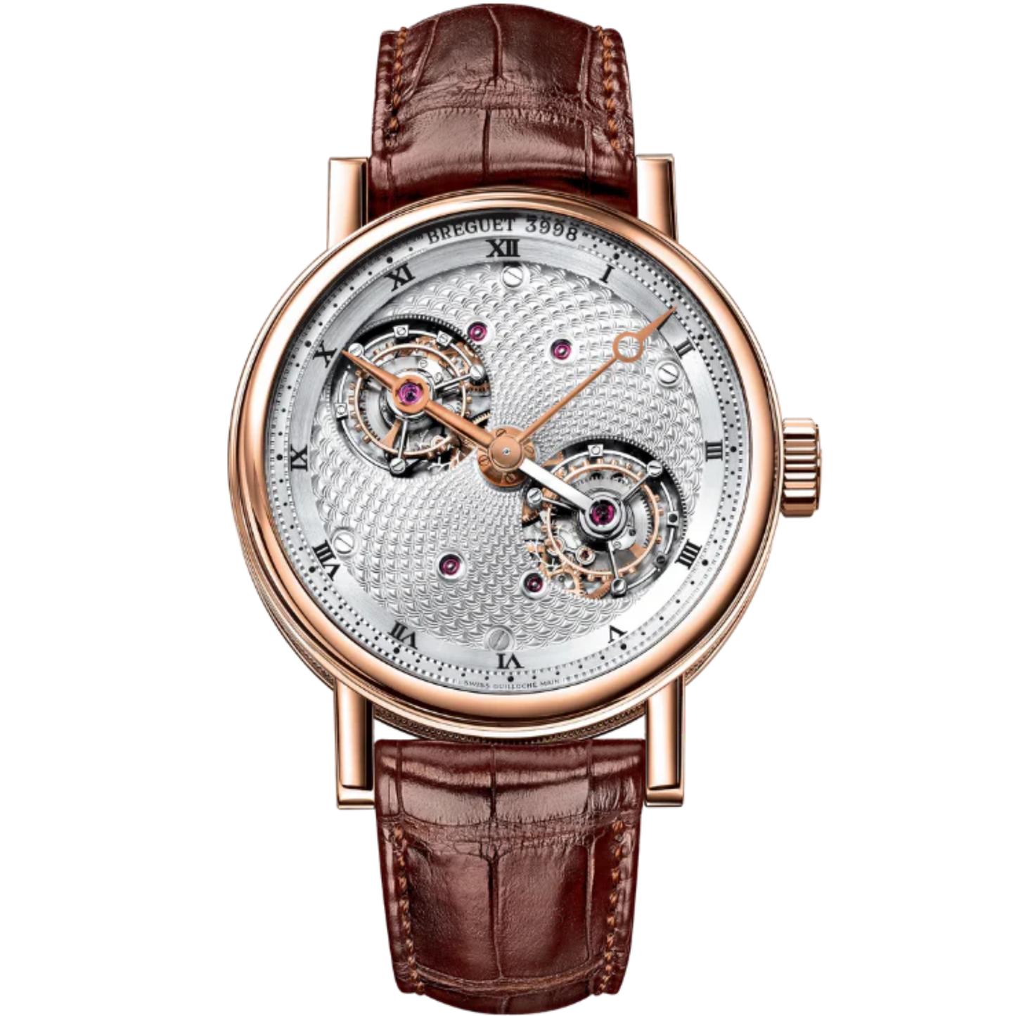 DOUBLE TOURBILLON 5347 44 MM 18K ROSE GOLD WITH SILVER DIAL