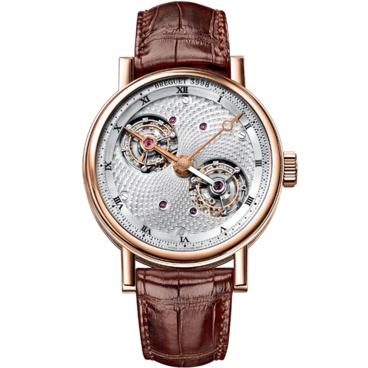 DOUBLE TOURBILLON 5347 44 MM 18K ROSE GOLD WITH SILVER DIAL