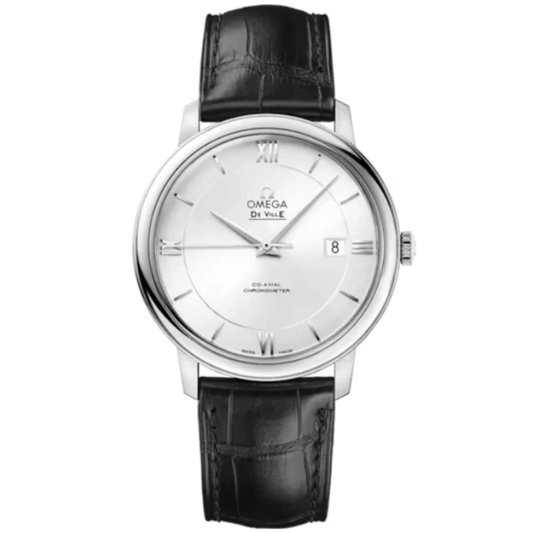 DE VILLE PRESTIGE 39 MM STAINLESS STEEL WITH SILVER DIAL