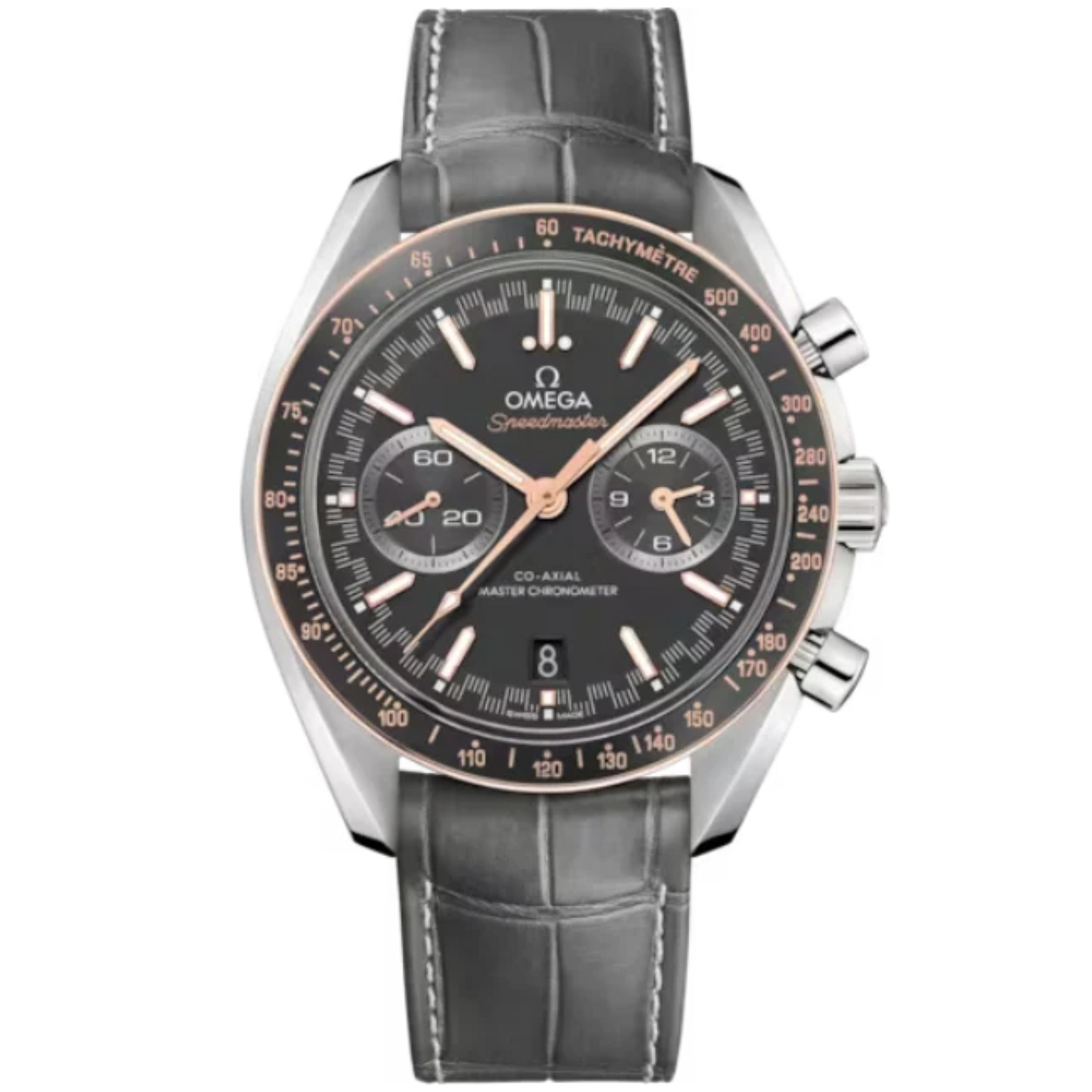SPEEDMASTER RACING 44 MM STAINLESS STEEL WITH GREY DIAL