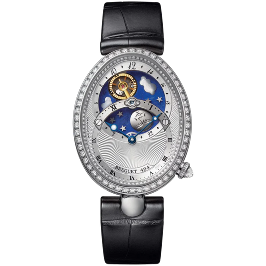REINE DE NAPLES JOUR/NUIT 8998 40 MM 18K WHITE GOLD WITH SILVER DIAL