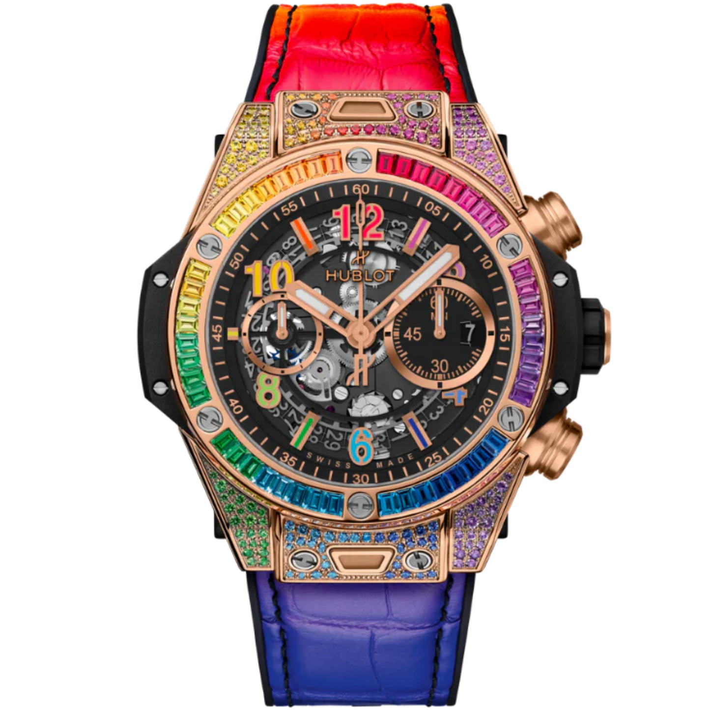 Big Bang 44mm UNICO KING GOLD RAINBOW