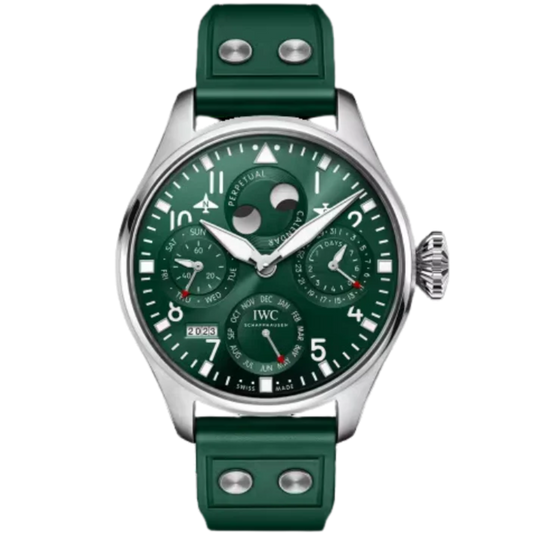 BIG PILOT'S WATCH PERPETUAL CALENDAR 46 MM STAINLESS STEEL  WITH GREEN DIAL