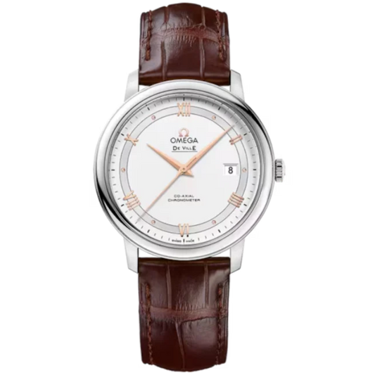 DE VILLE PRESTIGE 39 MM STAINLESS STEEL WITH SILVER DIAL