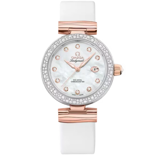 DE VILLE LADYMATIC 34 MM STAINLESS STEEL - SEDNA™ GOLD WITH MOTHER OF PEARL DIAL
