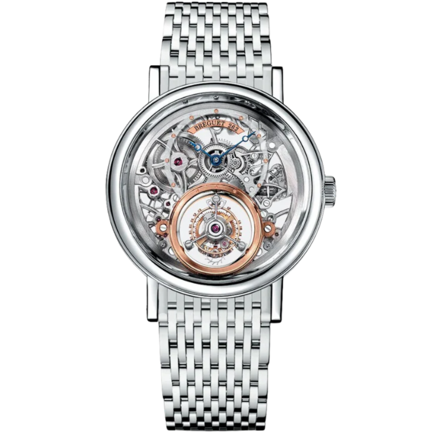 TOURBILLON MESSIDOR 5335 40 MM PLATINUM WITH OPEN WORKED DIAL
