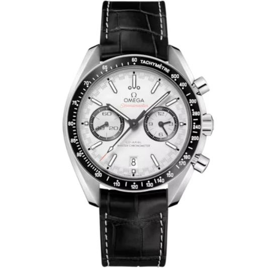 SPEEDMASTER RACING 44 MM STAINLESS STEEL WITH WHITE DIAL