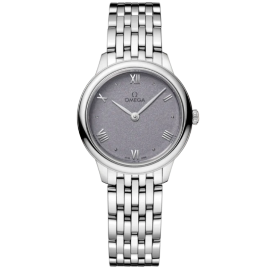 DE VILLE PRESTIGE 27 MM STAINLESS STEEL WITH BLUE DIAL