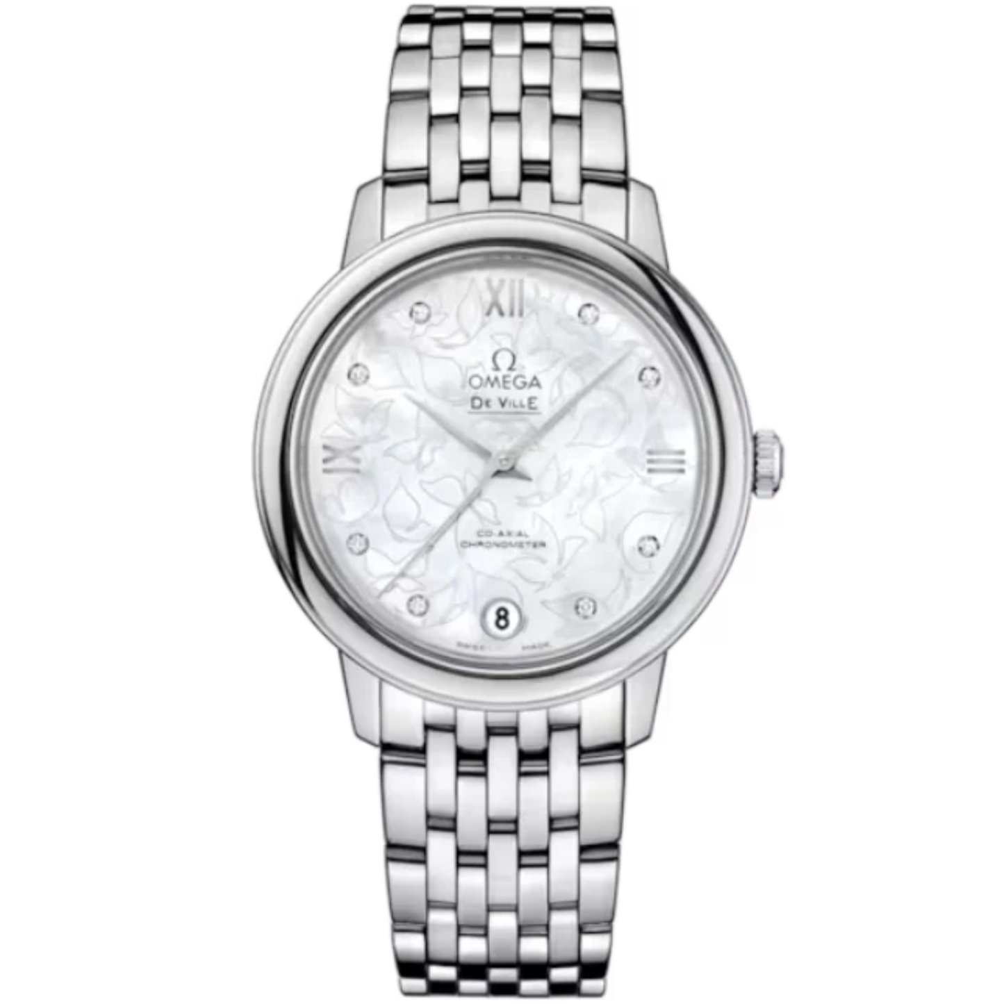 DE VILLE PRESTIGE BUTTERFLY 33 MM STAINLESS STEEL WITH MOTHER OF PEARL DIAL