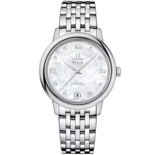 DE VILLE PRESTIGE BUTTERFLY 33 MM STAINLESS STEEL WITH MOTHER OF PEARL DIAL