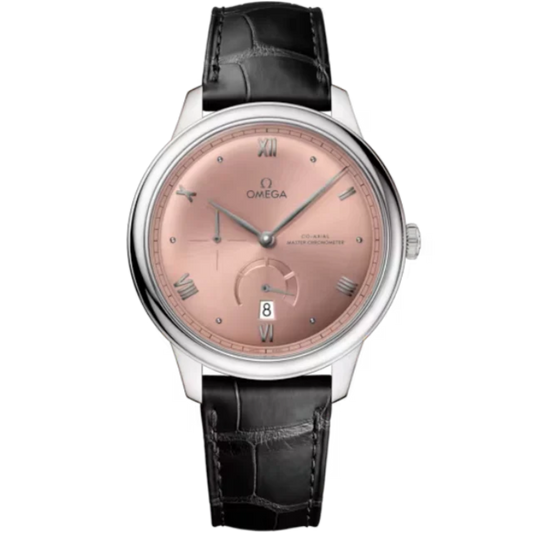 DE VILLE PRESTIGE 41 MM STAINLESS STEEL WITH PINK DIAL