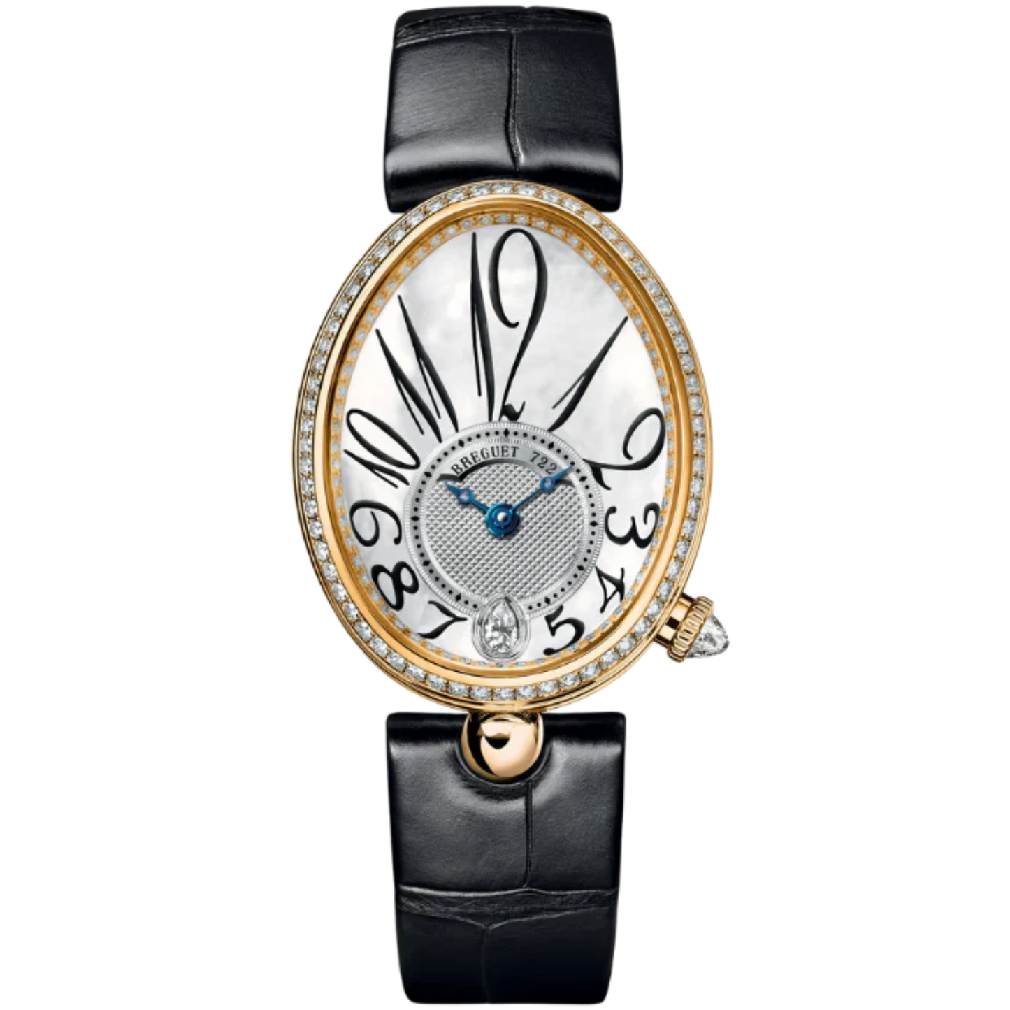 REINE DE NAPLES 8918 36 MM YELLOW GOLD WITH MOTHER OF PEARL DIAL