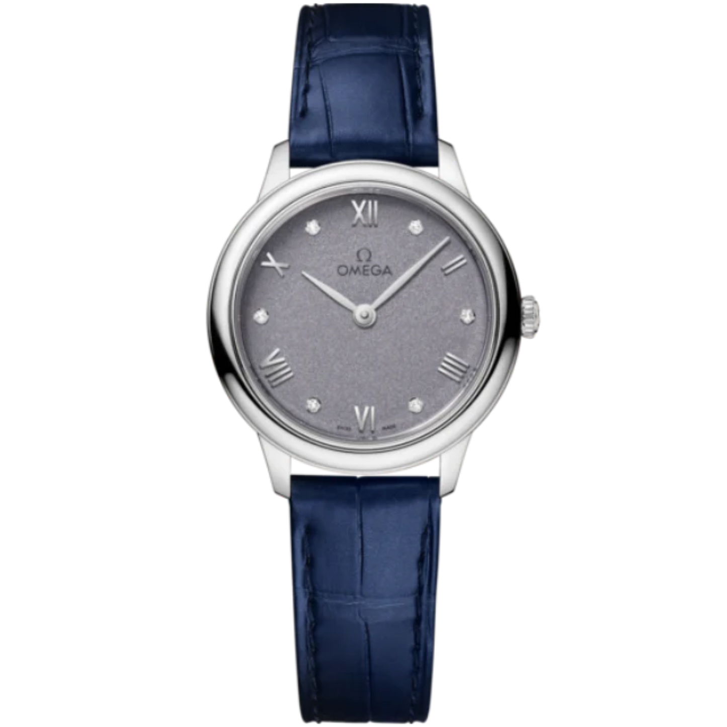 DE VILLE PRESTIGE 27 MM STAINLESS STEEL WITH BLUE DIAL