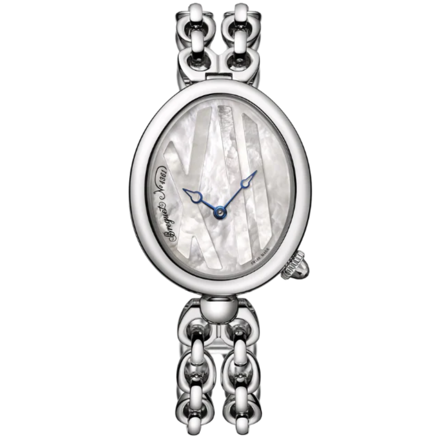REINE DE NAPLES 9807 33 MM STAINLESS STEEL WITH MOTHER OF PEARL DIAL