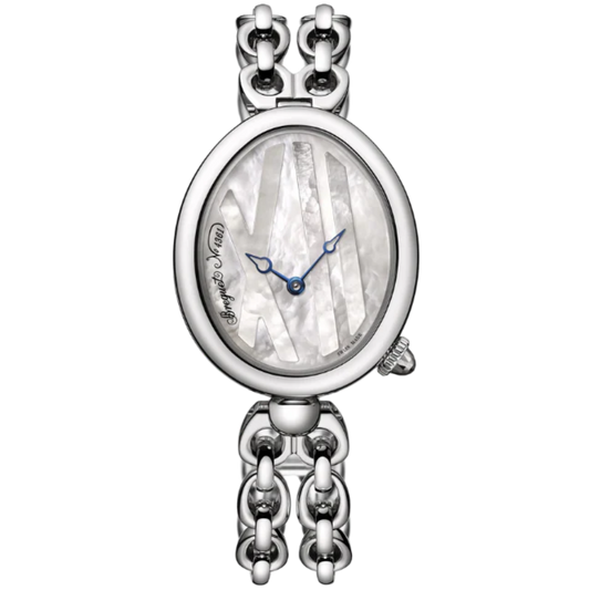 REINE DE NAPLES 9807 33 MM STAINLESS STEEL WITH MOTHER OF PEARL DIAL