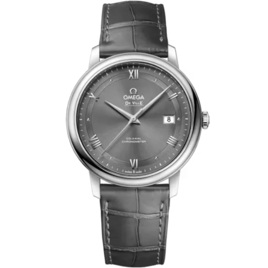DE VILLE PRESTIGE 39 MM STAINLESS STEEL WITH GREY DIAL