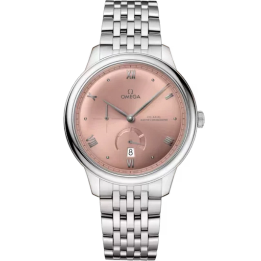 DE VILLE PRESTIGE 41 MM STAINLESS STEEL WITH PINK DIAL