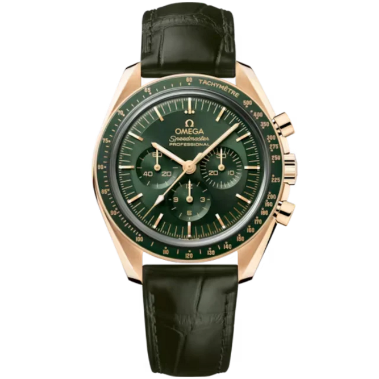 SPEEDMASTER MOONWATCH PROFESSIONAL 42 MM MOONSHINE™ GOLD WITH GREEN DIAL