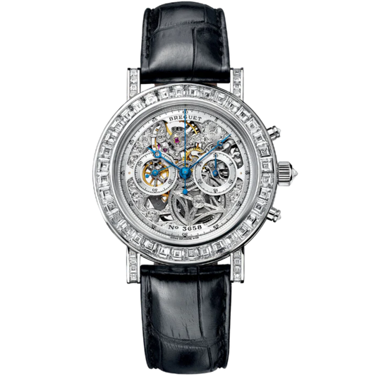 CLASSIQUE 5238 40 MM 18K WHITE GOLD WITH OPEN WORKED CHRONOGRAPH DIAL