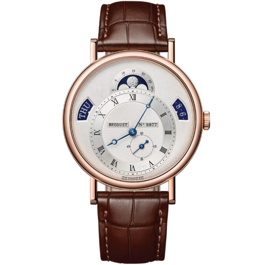 CLASSIQUE CALENDRIER 7337 39 MM 18K ROSE GOLD WITH WHITE DIAL