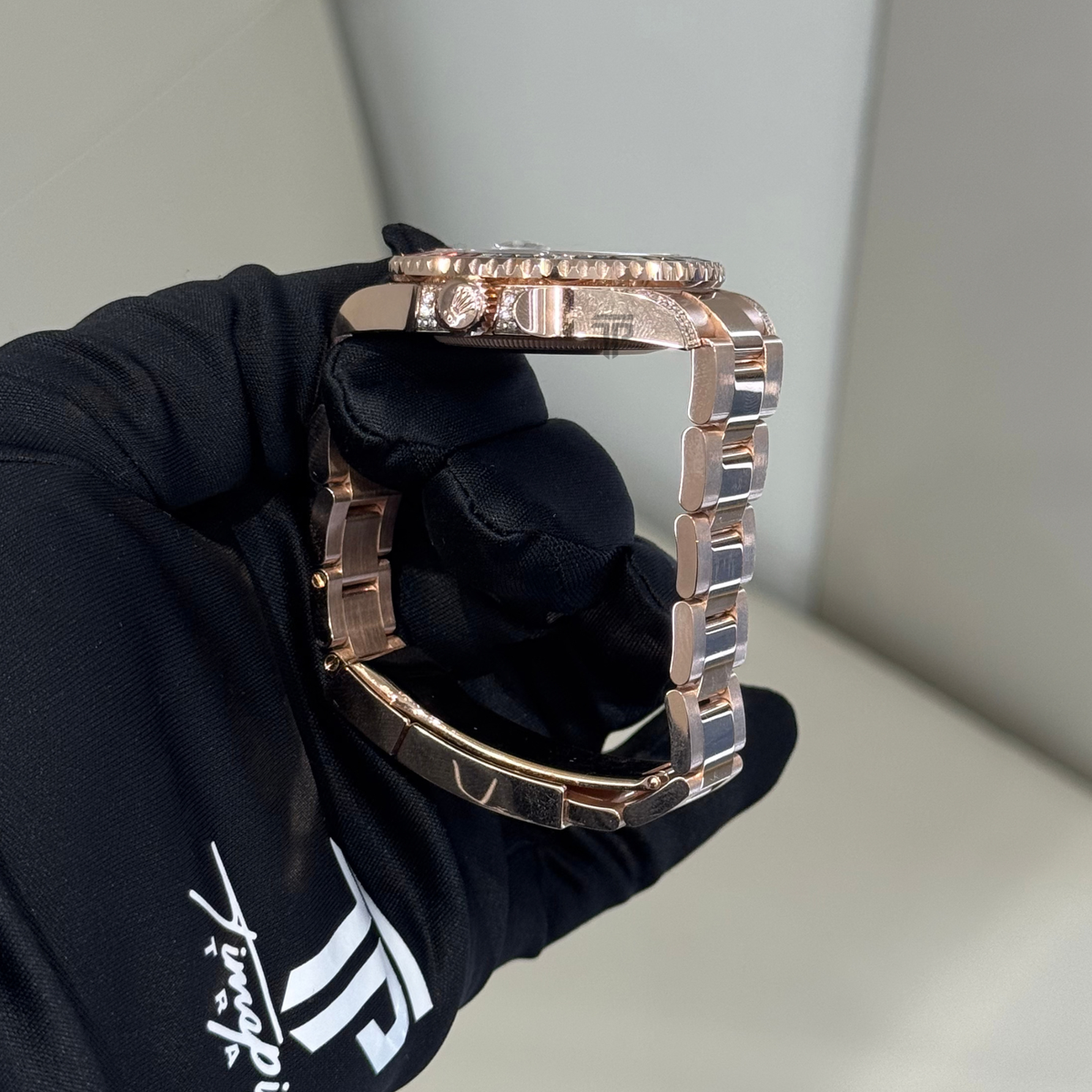 Rolex Ref. 126755SARU Black Dial Factory Set Diamonds Sapphires and Rubies
