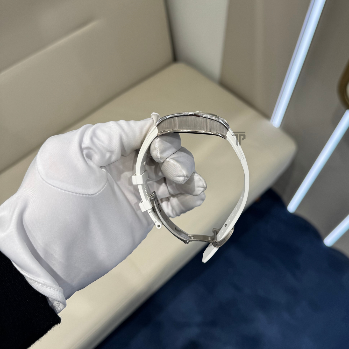Richard Mille RM010 White Gold Full Factory Med Set