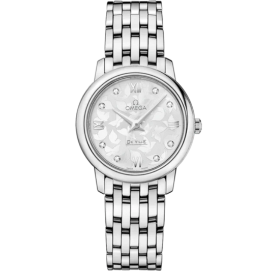 DE VILLE PRESTIGE BUTTERFLY 27 MM STAINLESS STEEL WITH SILVER DIAL
