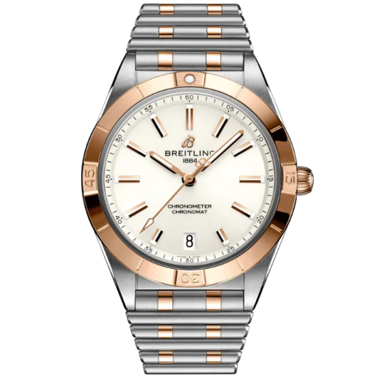 CHRONOMAT AUTOMATIC 36 MM STAINLESS STEEL & 18K ROSE GOLD WITH WHITE DIAL