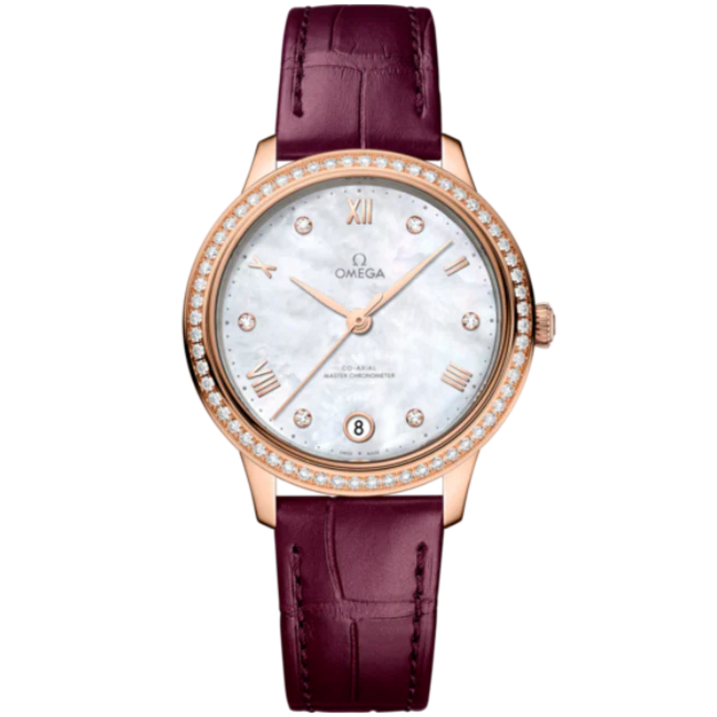 DE VILLE PRESTIGE 34 MM SEDNA™ GOLD WITH MOTHER OF PEARL DIAL