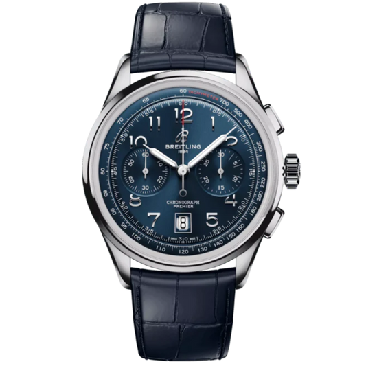 PREMIER B01 CHRONOGRAPH 42 MM STAINLESS STEEL WITH BLUE DIAL