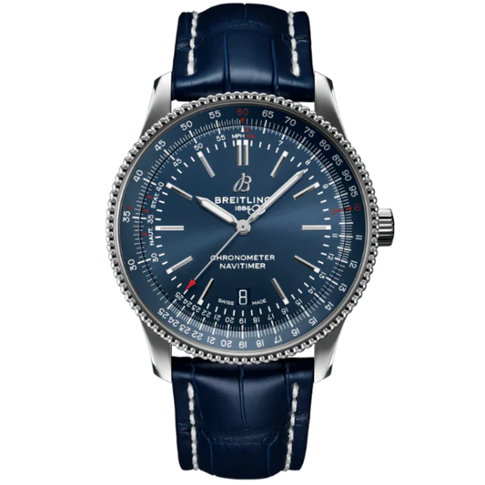 NAVITIMER AUTOMATIC 41 MM STAINLESS STEEL WITH BLUE DIAL