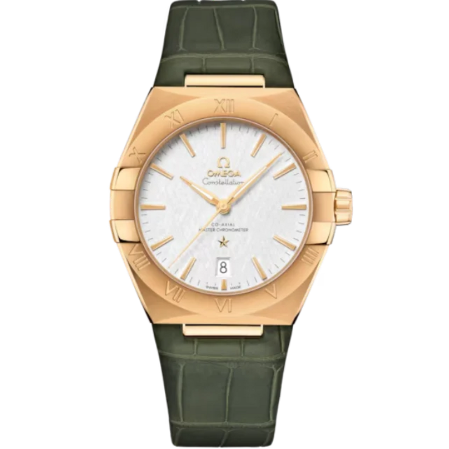 CONSTELLATION 39 MM YELLOW GOLD WITH SILVER DIAL